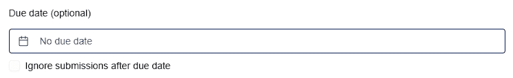 CuraCourse screenshot: Create Assignments (bundle lessons with a due date)